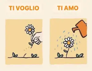 Cogli le differenze tra Volere ed amare!